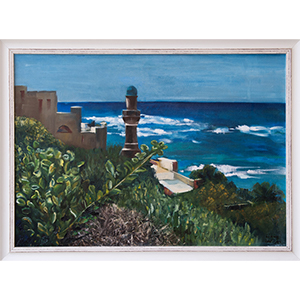 The mosque by the sea – Framed