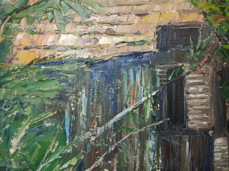 Read more about the article A #mysterious #house . Is there anyone inside?
#linoylevari #originlart #oiloncanvaspainting #oilpainting